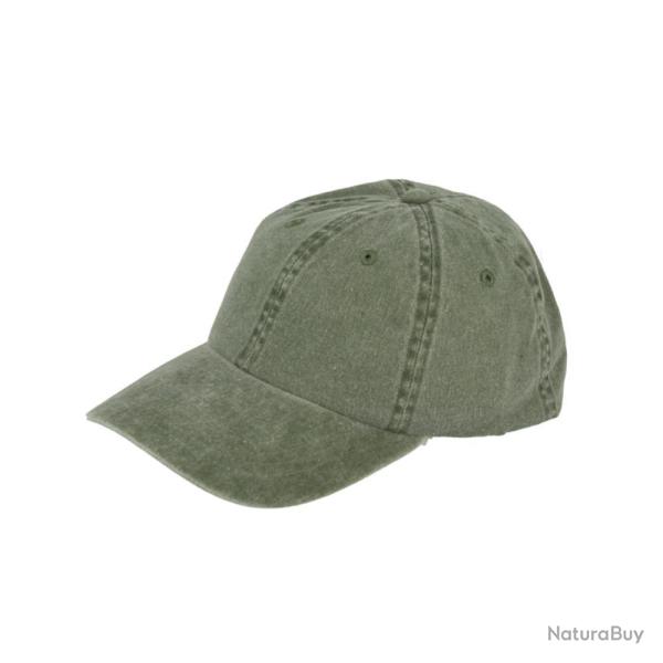 CASQUETTE BASEBALL COTON OLIVE - FLECHET