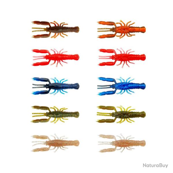LEURRE 3D CRAYFISH RATTL 5.5CM 1.6G - BROWN ORANGE - SAVAGE GEAR