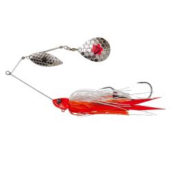 LEURRE DA'BUSH SPINNERBAIT 14CM 21G - RED HEAD SILVER - SAVAGE GEAR
