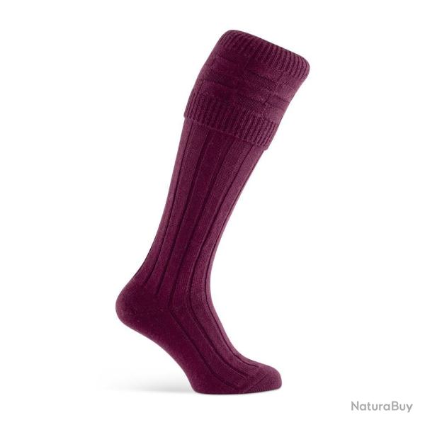 CHAUSSETTE PORTLAND BURGUNDY - 40/42 - PENNINE