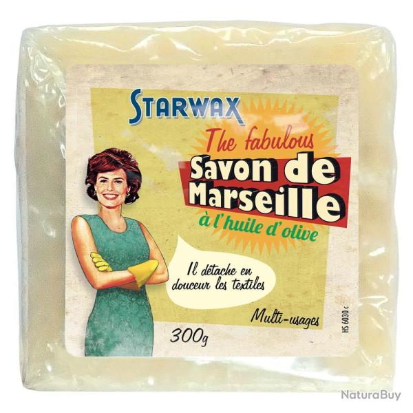 SAVON DE MARSEILLE HUILE DOLIVE 300G - STARWAX THE FABULOUS