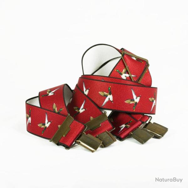 BRETELLES CANARD BORDEAUX - BOYER