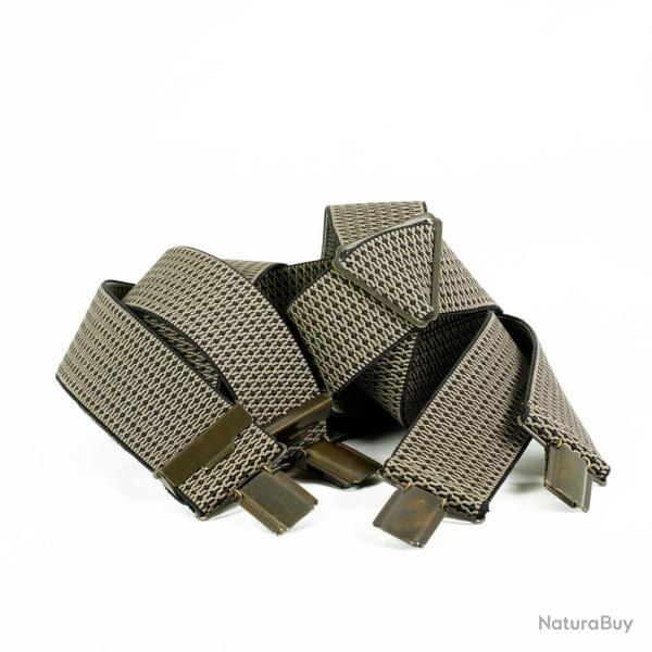 BRETELLES TISSEES MARRON - BOYER