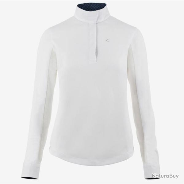POLO CONCOURS ML FEMME BLAIRE BLANC - 44 - HORZE