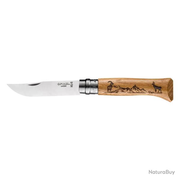 COUTEAU ANIMALIA CHAMOIS CHENE - OPINEL