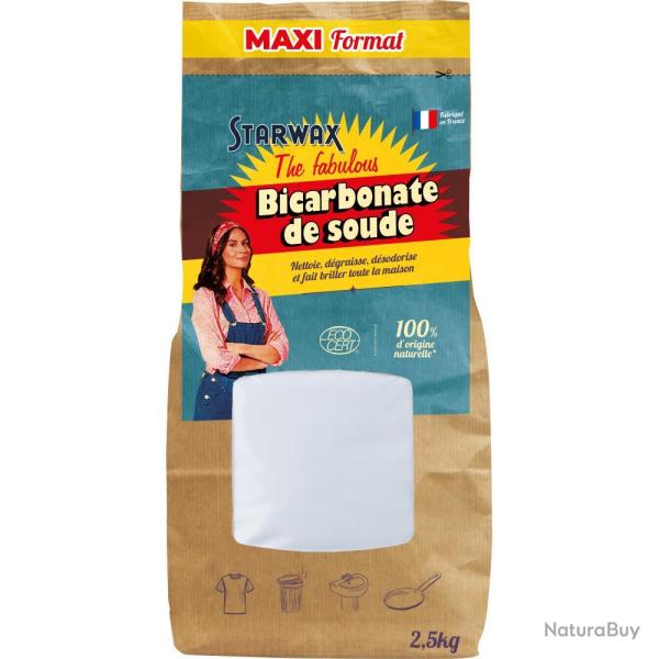 LE BICARBONATE DE SOUDE 2,5KG - STARWAX THE FABULOUS