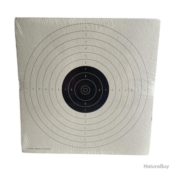 CIBLES 17X17 CONFORME ISSF X100 - COURT