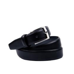 CEINTURE SYNTHETIQUE CUIR NOIR - ESTEX