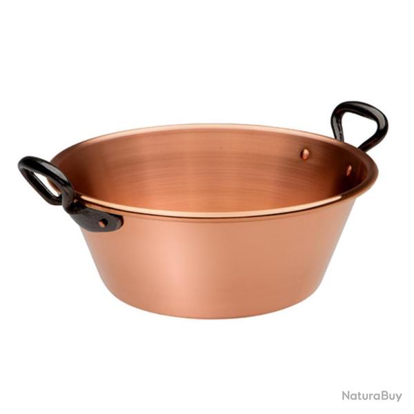 BASSINE A CONFITURE CUIVRE TOUS FEUX 3L 26CM - CUIVRES DE FRANCE