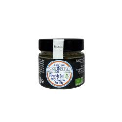FLEUR DE SEL AU 2 POIVRES 150G - ESPRIT DU SEL