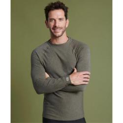 TEE SHIRT COL ROND COMFORT 4 KAKI DAMARTSPORT