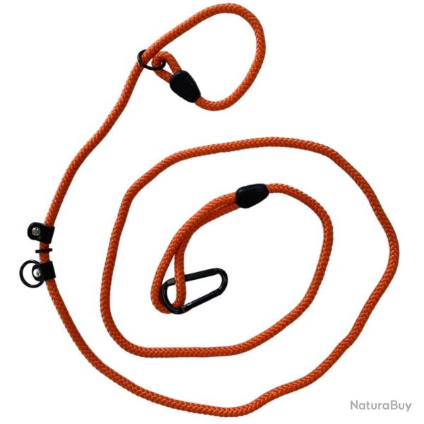 LAISSE LASSO BAUDRIER ORANGE 2.4M - 