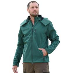 VESTE SOFTSHELL DAKOTA VERT - 2XL - BARTAVEL