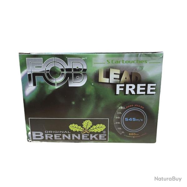 BALLES BRENNEKE GREEN CAL 16/67 18G X5 - FOB