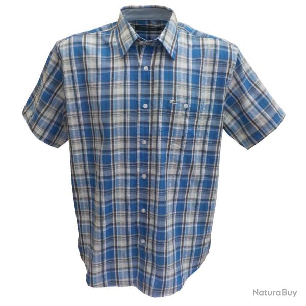 CHEMISETTE SCOUT BLEU EASY LINE