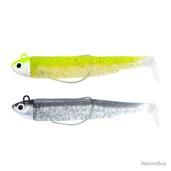 LEURRE BM70 DOUBLE SEARCH 4,5GR - LIME JUICE + SILVER STRIKE - FIIISH