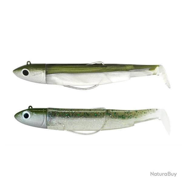LEURRE BM70 DOUBLE OFF SHORE 6GR - KHAKI + GHOST MINNOW - FIIISH
