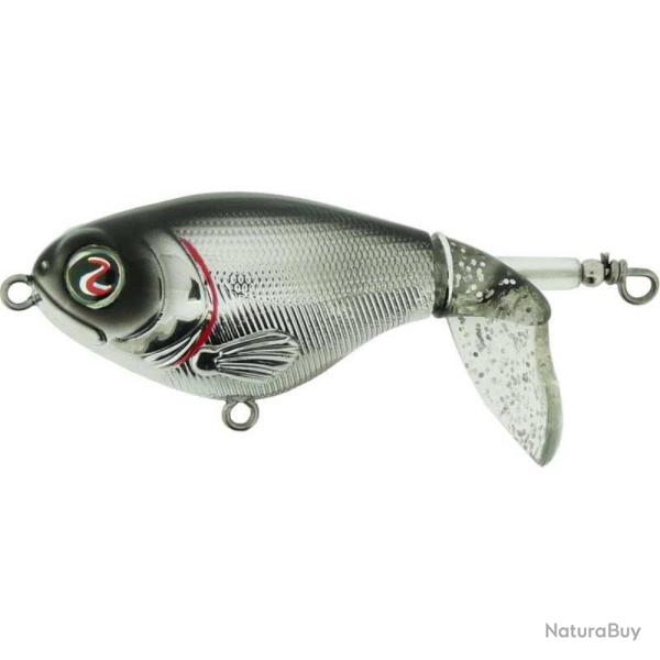 LEURRE WHOPPER PLOPPER 6CM 6,5G - CHROME BLACK - RIVER2SEA