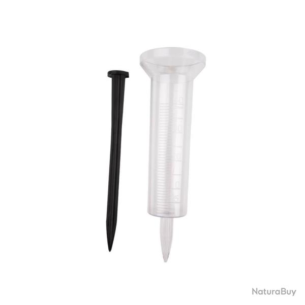 PLUVIOMETRE PLASTIQUE AVEC PIED 44CM - 