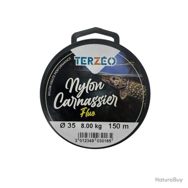 NYLON CARNASSIER FLUO 150M - 25/100 - 
