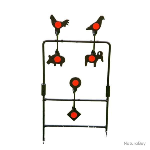 6 CIBLES TOURNANTES METALLIQUES - 