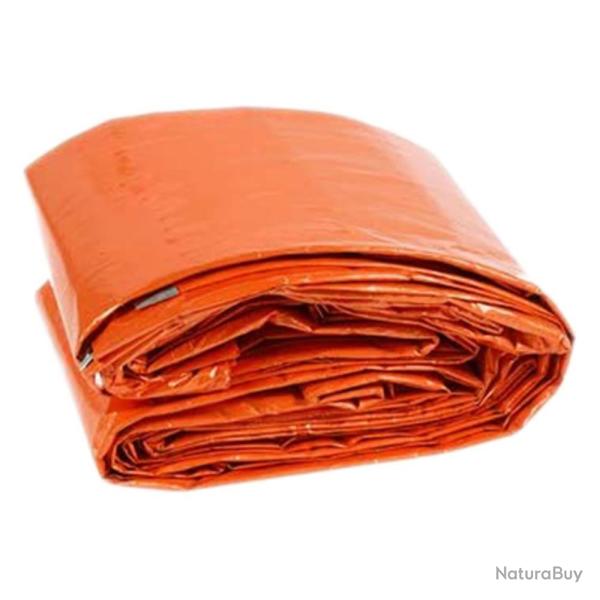 SAC DE COUCHAGE DE SURVIE RUTILISABLE ORANGE OU KAKI - CAO