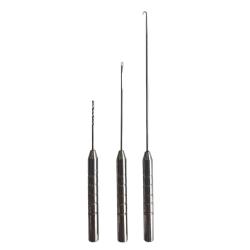 JEU DE 3 AIGUILLES A BOUILLETTES - 