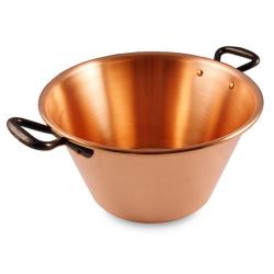 BASSINE A CONFITURE CUIVRE 26.5CM - CUIVRES DE FRANCE