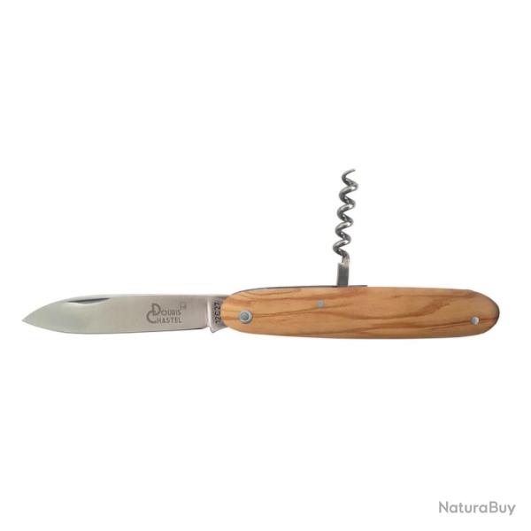 COUTEAU TIRE-BOUCHON NAVETTE BOIS D'OLIV - DOURIS CHASTEL