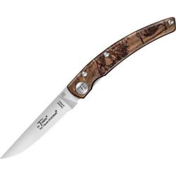 COUTEAU LE THIERS ANIMALIS GRAVURE BECASSE - C DOZORME