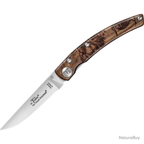 COUTEAU LE THIERS ANIMALIS GRAVURE BECASSE - C DOZORME