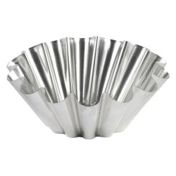 MOULE A BRIOCHE GROSSES CÔTES EN FER BLANC - GOBEL