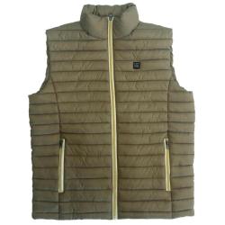 GILET CHAUFFANT KAKI