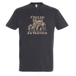 TEE SHIRT ENFANT JPEUX PAS TRACTEUR - 7/8 ANS - BARTAVEL