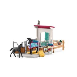 BOX POUR CHEVAL AVEC JUMENT ET POULAIN - SCHLEICH