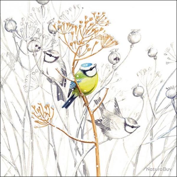 SERVIETTE PETITS OISEAUX - AMBIENTE