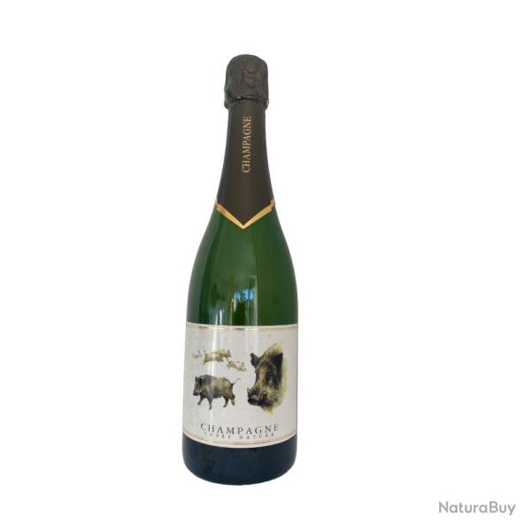 BOUTEILLE DE CHAMPAGNE SANGLIER - 0.0080 - CHAMPAGNE PAUL POTHELET