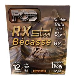 CARTOUCHES RX BECASSE STD 12/70 32G 6.5+8 X25 - FOB