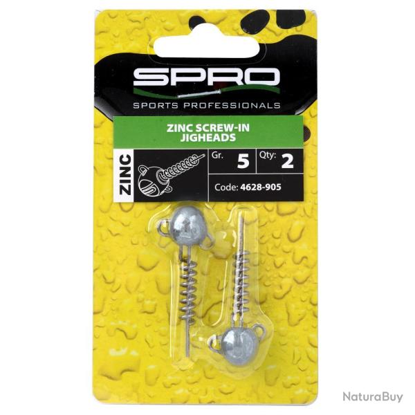 TETE A VISSER ZINC X2 - 5GR - SPRO