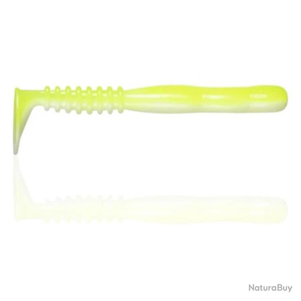 LEURRE FAT ROCKVIBE SHAD 20,3CM 57G X2 - WHITE CHARTREUSE - REINS
