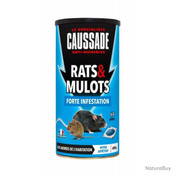 PATE RATS ET MULOTS 600GR - CAUSSADE