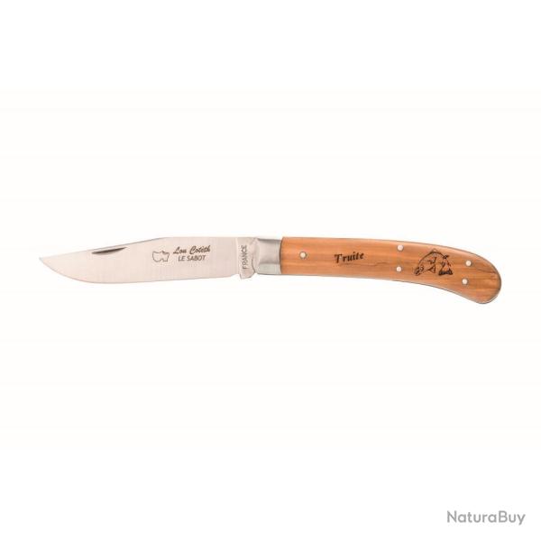 COUTEAU LOU COTETH OLIVIER TRUITE 11.5CM - LE SABOT