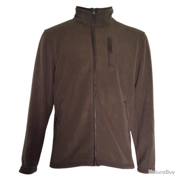 VESTE POLAIRE AMIENS MARRON