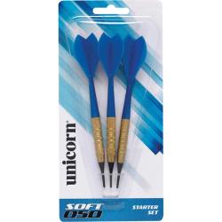 3 FLECHETTES POINTE PLASTIQUE 050 - UNICORN