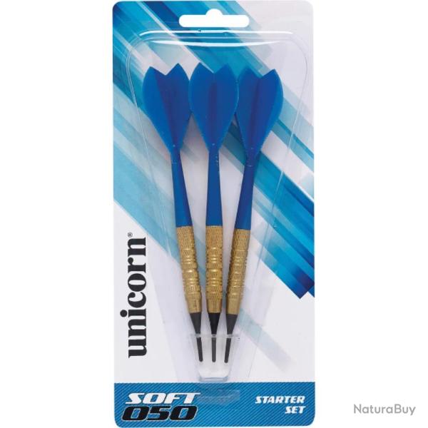 3 FLECHETTES POINTE PLASTIQUE 050 - UNICORN