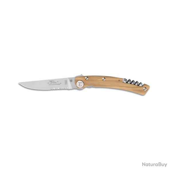 COUTEAU LE THIERS DESIGN 2FONCTIONS OLIVIER LAME ACIER - C DOZORME