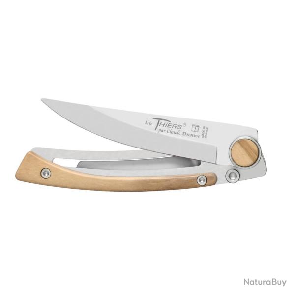 COUTEAU LE THIERS OLIVIER LAME ACIER - C DOZORME