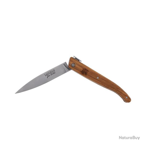 COUTEAU LE POCHE COLLECTION ELYSEE MANCHE BOIS D'OLIVIER COFFRET - JEAN DUBOST