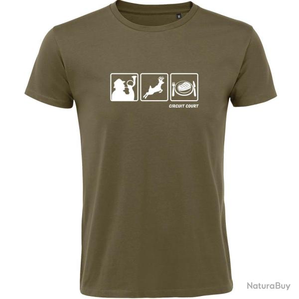 TEE SHIRT CIRCUIT COURT KAKI - L - BARTAVEL