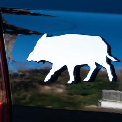 LOGO ALU 3D SANGLIER - HV DVPT